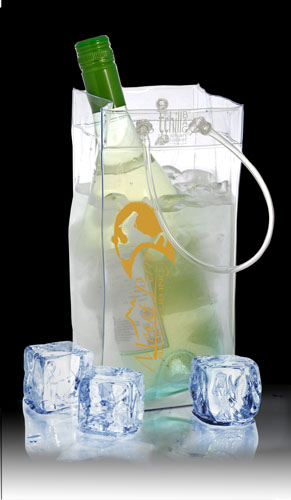 Mt Perry Clear VERT GOLD Branded Smart ice bucket for Mt Perry Race club tchillbag